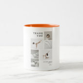 Thank You For Love Mug Tweekleurige Koffiemok (Center)