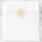 Thank You For Making Our Season Bright Ronde Sticker (Tas)