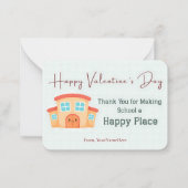 Thank You for Making School Happy Teacher Card Notitiekaartje (Voorkant)