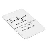 Thank you for purchase pink family business detail magneet (Rechterzijde)