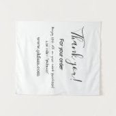 Thank you for purchase pink family business detail wandkleed (Voorkant (horizontaal))