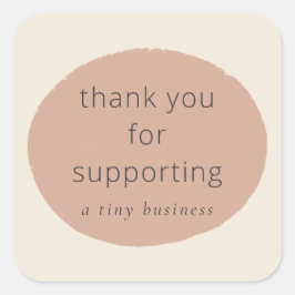 Thank you for supporting a tiny business labels