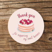 Thank You For Supporting my Small Business Ronde Sticker