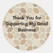 Thank You for Supporting My Small Business Sticker (Voorkant)