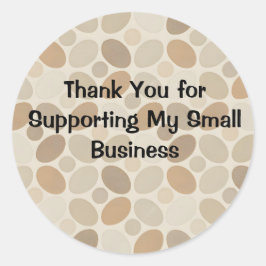 Thank You for Supporting My Small Business Sticker