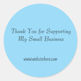 Thank You for Supporting My Small Business Sticker