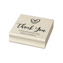 Thank You for Supporting this Small Business Rubberstempel