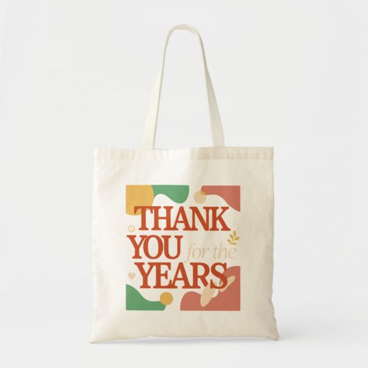 Thank You for the Years - Valentine's Gift Tote Bag (Voorkant)