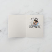 Thank You For Watching Our Dog Photo Card Bedankkaart (Binnen)