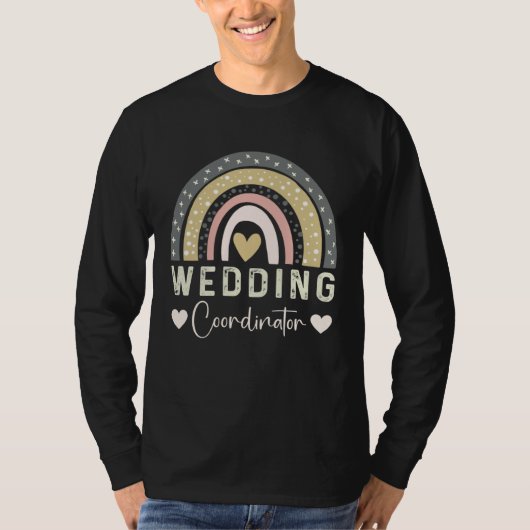 Thank you for wedding coordinator assistant Planne T-shirt (Voorkant)