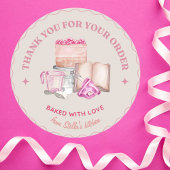 Thank you for your order Bakery Ronde Sticker