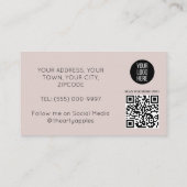 Thank You for Your Purchase Small Business Card | Visitekaartje (Achterkant)