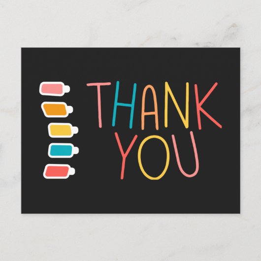 Thank You For Your Referral 3 Chiropractic Briefkaart (Voorkant)