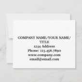 THANK YOU for your service American Flag Cards Bedankkaart (Achterkant)