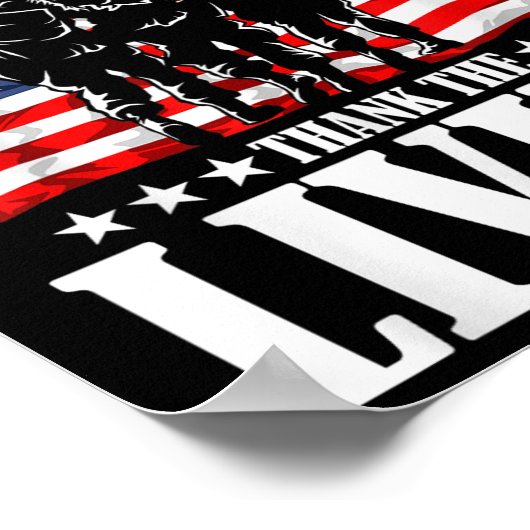 Thank You For Your Service Memorial Day Poster (Hoek)