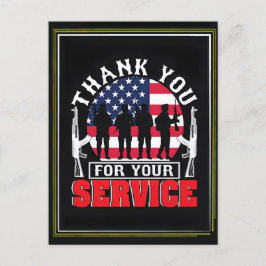 Thank You for Your Service: Veterans Day 2025  Feestdagenkaart