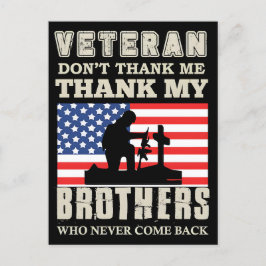 Thank You for Your Service: Veterans Day 2025  Feestdagenkaart