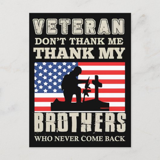 Thank You for Your Service: Veterans Day 2025  Feestdagenkaart (Voorkant)