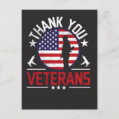 Thank You for Your Service: Veterans Day 2025  Feestdagenkaart (Voorkant)
