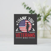 Thank You for Your Service: Veterans Day 2025  Feestdagenkaart (Staand voorkant)