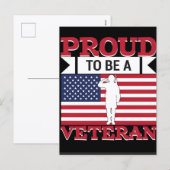 Thank You for Your Service: Veterans Day 2025  Feestdagenkaart (Voorkant / Achterkant)