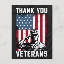 Thank You for Your Service: Veterans Day 2025  Feestdagenkaart
