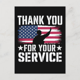 Thank You for Your Service: Veterans Day 2025  Feestdagenkaart