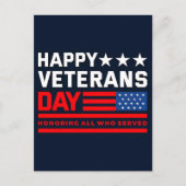 Thank You for Your Service: Veterans Day 2025 Feestdagenkaart (Voorkant)