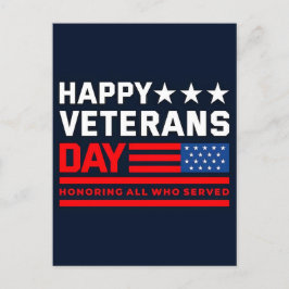 Thank You for Your Service: Veterans Day 2025  Feestdagenkaart