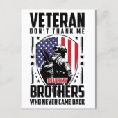 Thank You for Your Service: Veterans Day 2025  Feestdagenkaart (Voorkant)