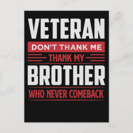 Thank You for Your Service: Veterans Day 2025  Feestdagenkaart