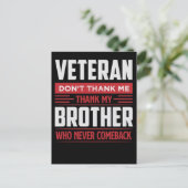 Thank You for Your Service: Veterans Day 2025  Feestdagenkaart (Staand voorkant)