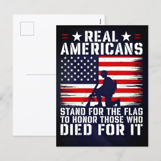 Thank You for Your Service: Veterans Day 2025  Feestdagenkaart (Voorkant / Achterkant)