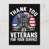 Thank You for Your Service: Veterans Day 2025  Feestdagenkaart (Voorkant)
