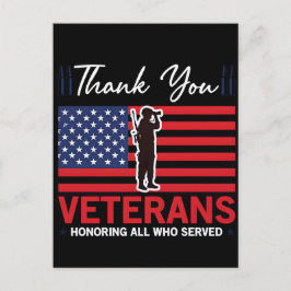 Thank You for Your Service: Veterans Day 2025  Feestdagenkaart