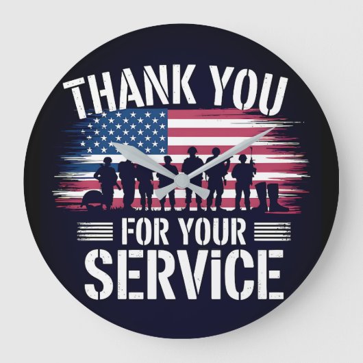 Thank You for Your Service: Veterans Day 2025  Grote Klok (Voorkant)