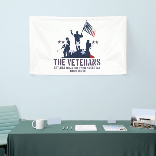 Thank You For Your Service Veterans, Veterans Day Spandoek (Beurs)