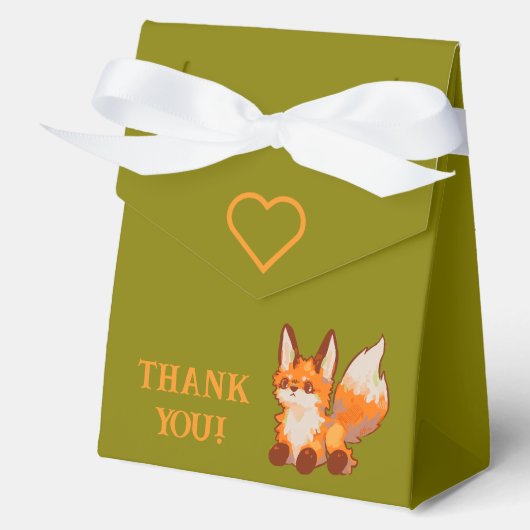 Thank you Fox Bedankdoosjes (Voorkant)