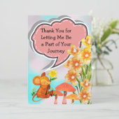 Thank You From Your Therapist – Nature Design Bedankkaart (Staand voorkant)