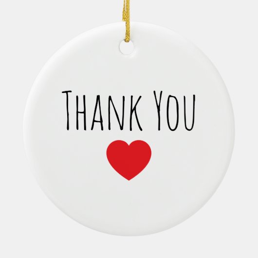 Thank You Gift Ornament (Achterkant)