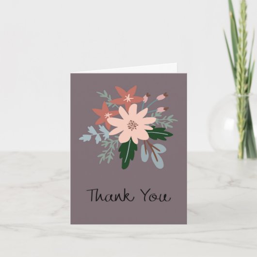 Thank you greeting card kaart (Voorkant)