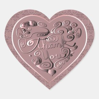 Thank You Hart Sticker