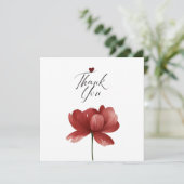 Thank You, Heart A Quiet Thank You Gratitude in Bl Kaart (Staand voorkant)