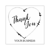 Thank You Heart Design For Artisan Items Rubberstempel (Afrduk)