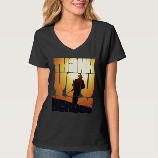 Thank You Heroes  6 T-shirt (Voorkant)