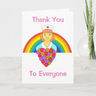 Thank You Hospital Nurse Kaart