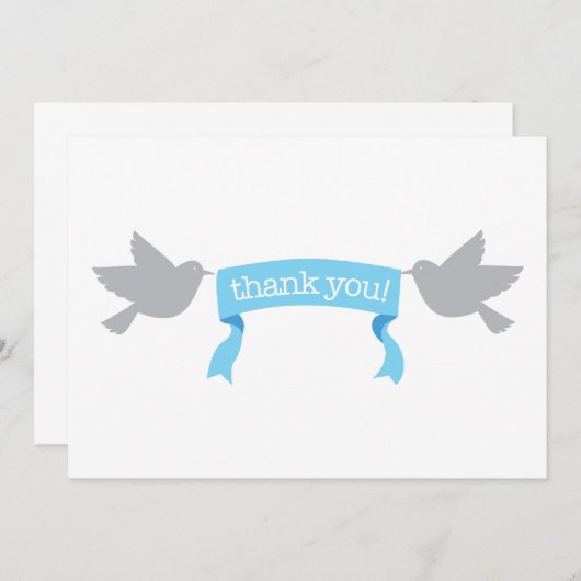 Thank You kaart (Voorkant / Achterkant)