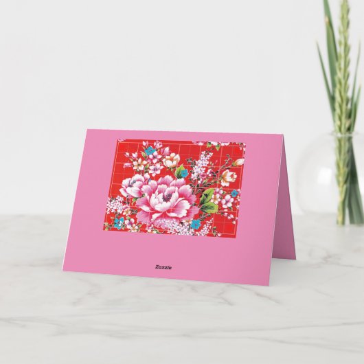 "Thank you" kaart in het Engels en Chinees karakte (Achterkant)