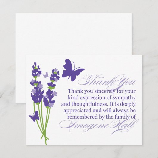 Thank You kaarten (Voorkant / Achterkant)