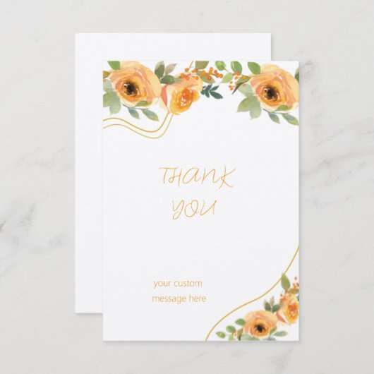 Thank You kaarten (Voorkant / Achterkant)